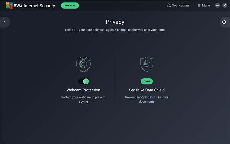 AVG Internet Security - Privacidade 