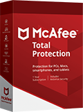 McAfee Total Protection caixa