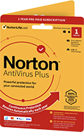 Embalagem Norton AntiVirus Plus
