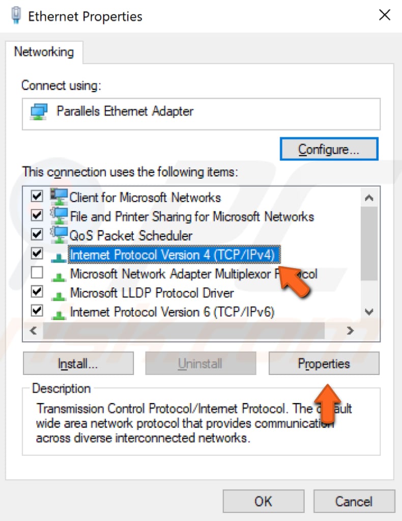 Verificar se os seus endereços IP estão devidamente atribuídos passo 5