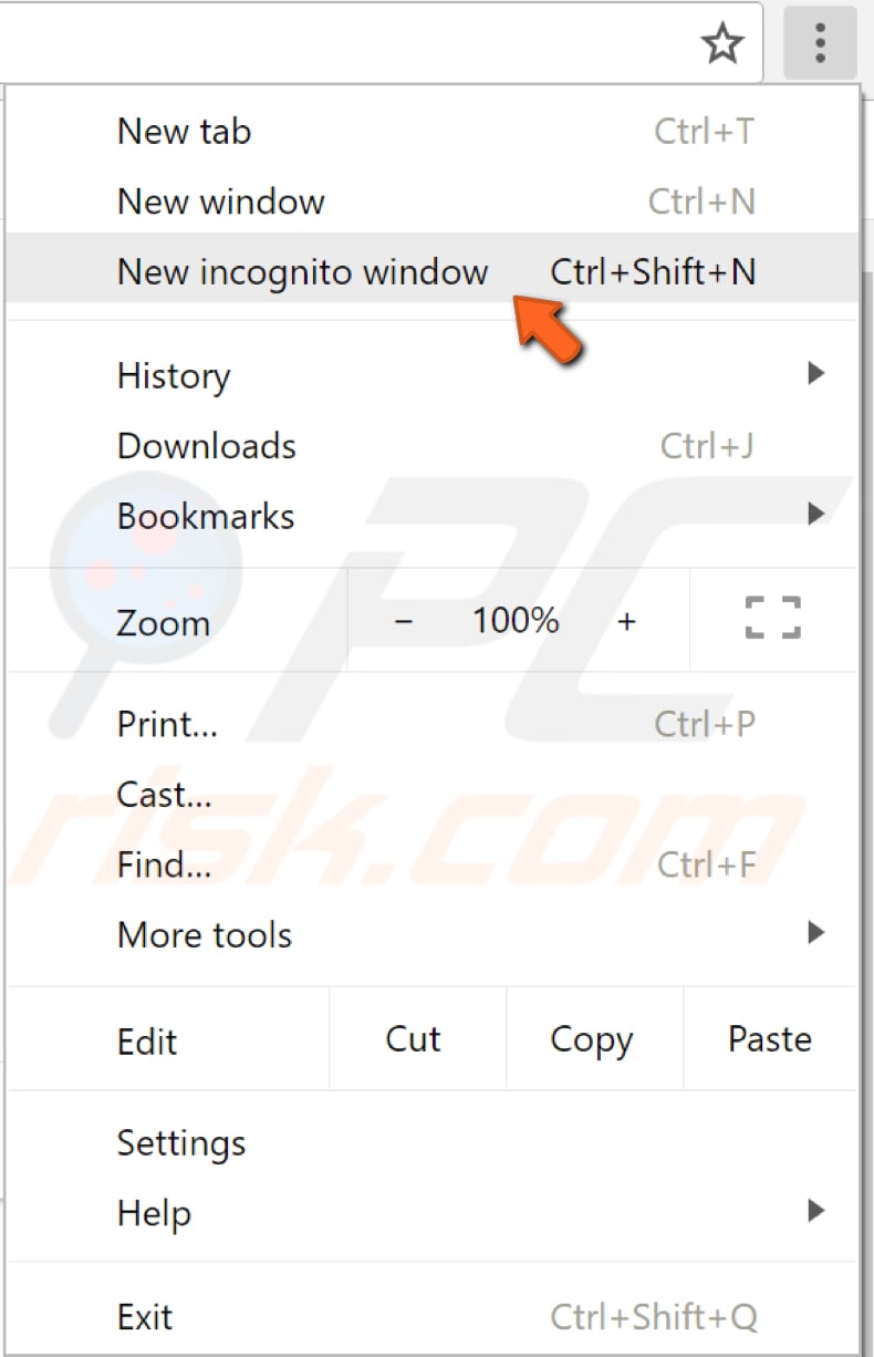 limpar a cache chrome host passo 1