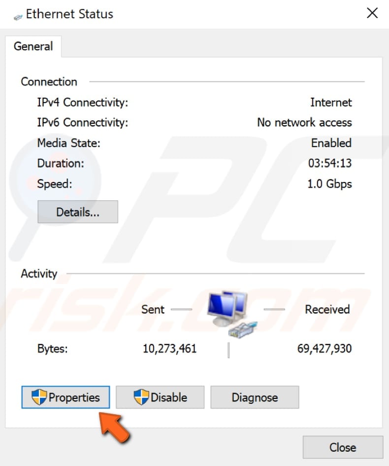 desactivar ipv6 passo 3