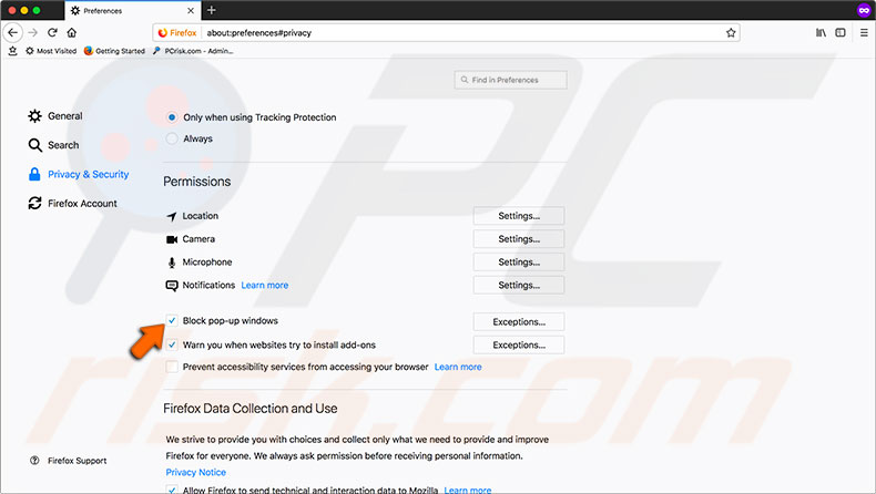 firefox-bloquear-pop-ups