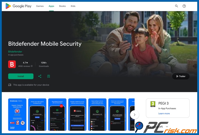 Bitdefender na Google Play