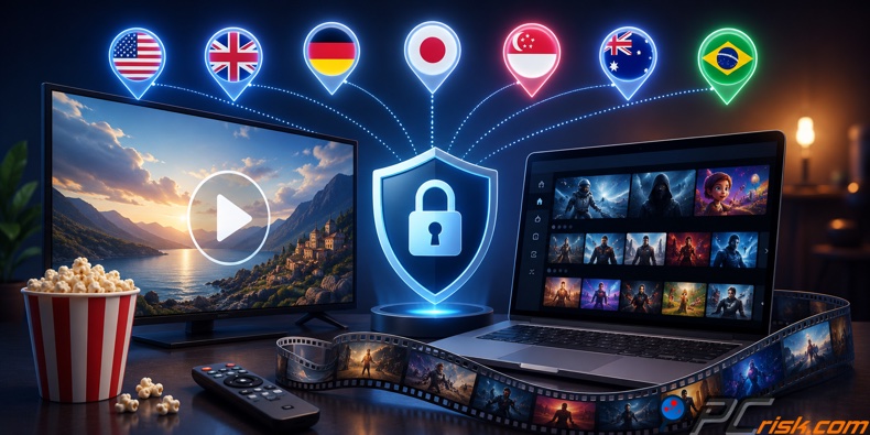 Melhor localização VPN para streaming