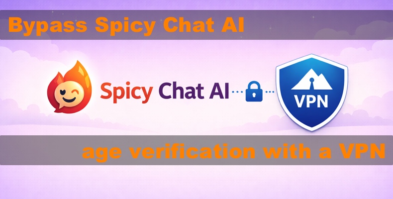 Contorne a verificação de idade do Spicy Chat AI com uma VPN