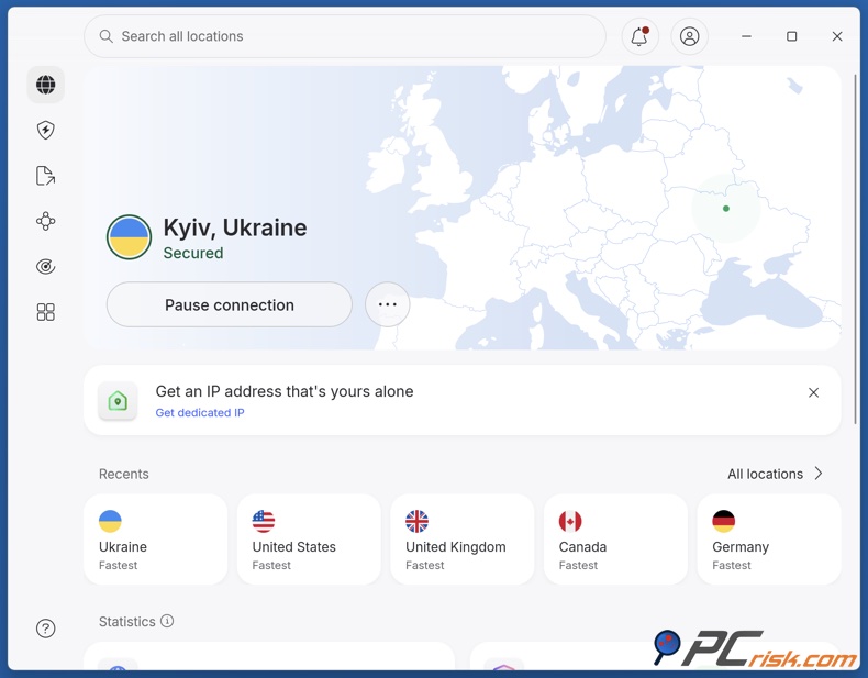 NordVPN ligado à Ucrânia