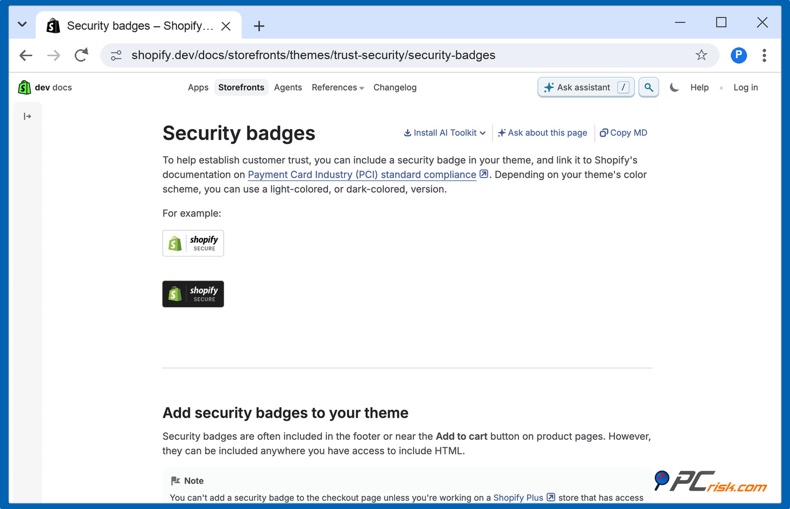 Selo Shopify Secure