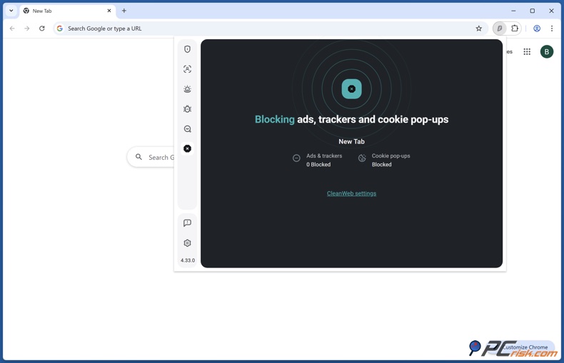 Extensão CleanWeb
