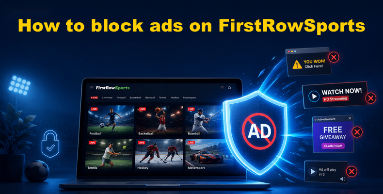 Como bloquear anúncios no FirstRowSports