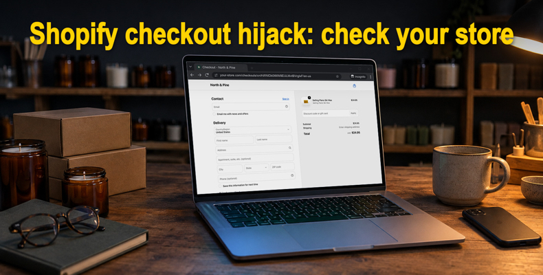 Sequestro do checkout da Shopify