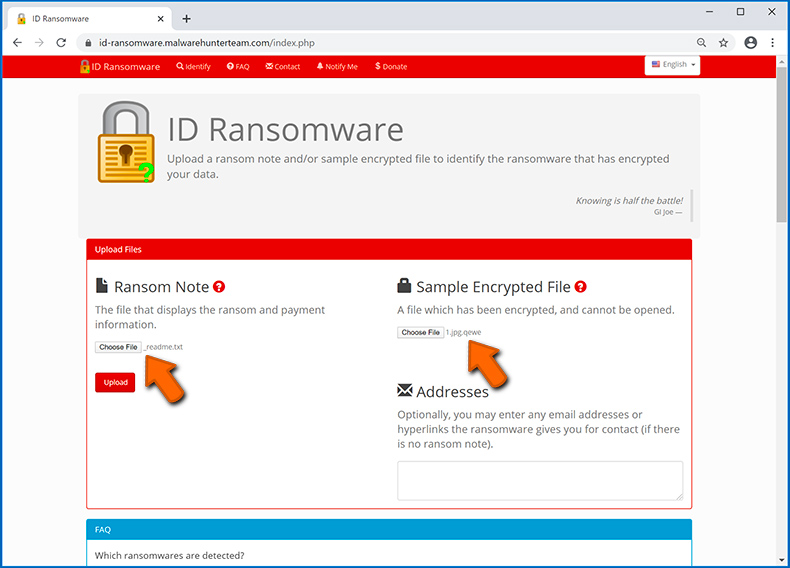 Identifique a infecção do tipo ransomware (Passo 3)