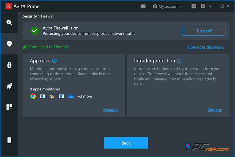 avira firewall