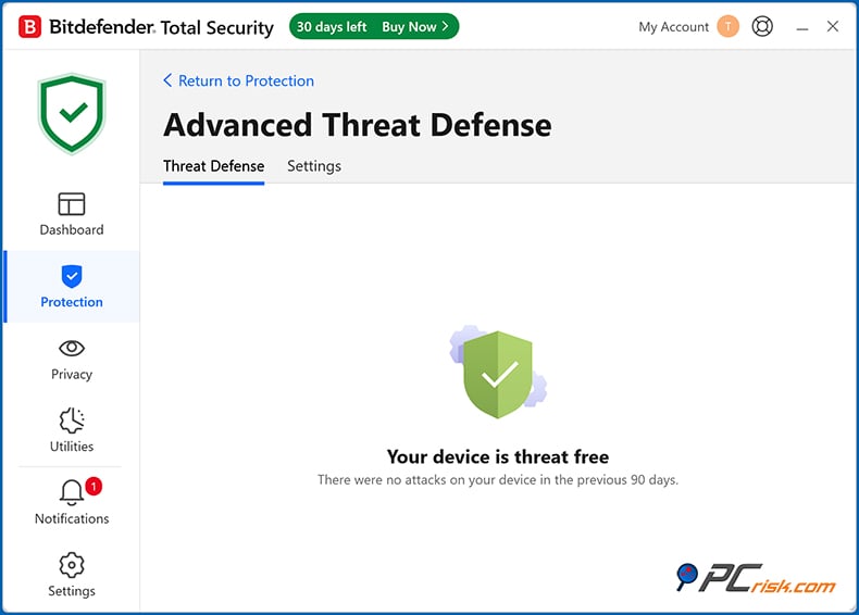 bitdefender proteção avançada contra ameaças