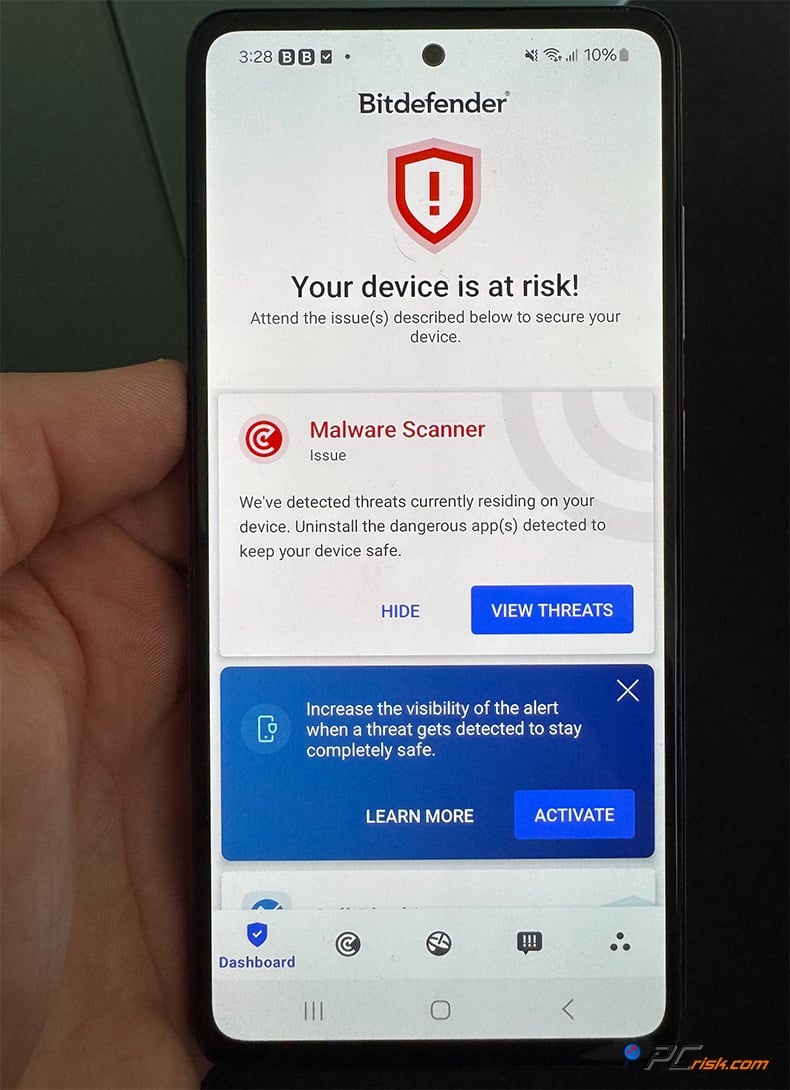 bitdefender android versão