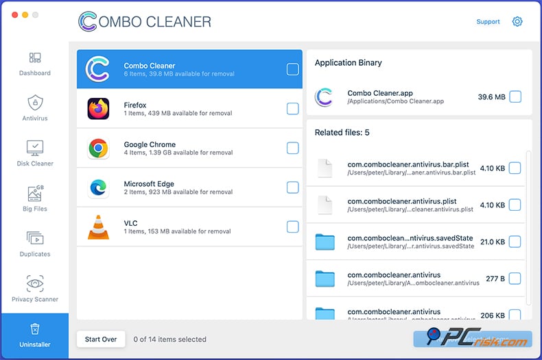 Combo Cleaner Desinstalador macOS