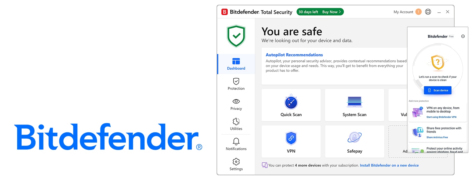 Bitdefender cabeçalho do melhor antivírus