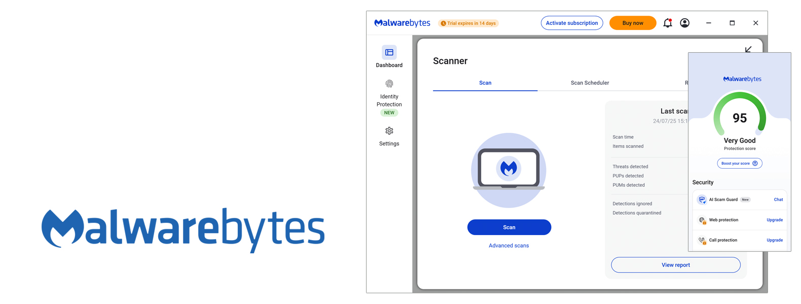 Malwarebytes cabeçalho do melhor antivírus