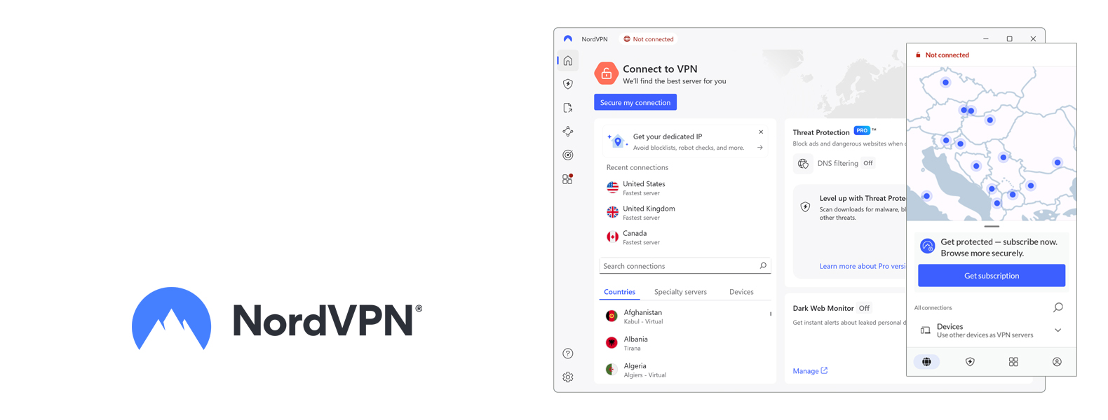 NordVPN cabeçalho do melhor antivírus