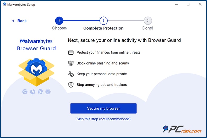malwarebytes instalação