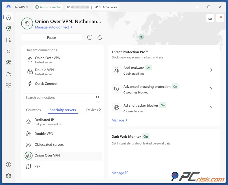 NordVPN Onion Acima VPN