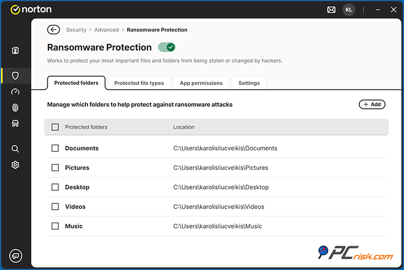 Norton 360 Deluxe Ransomware Proteção
