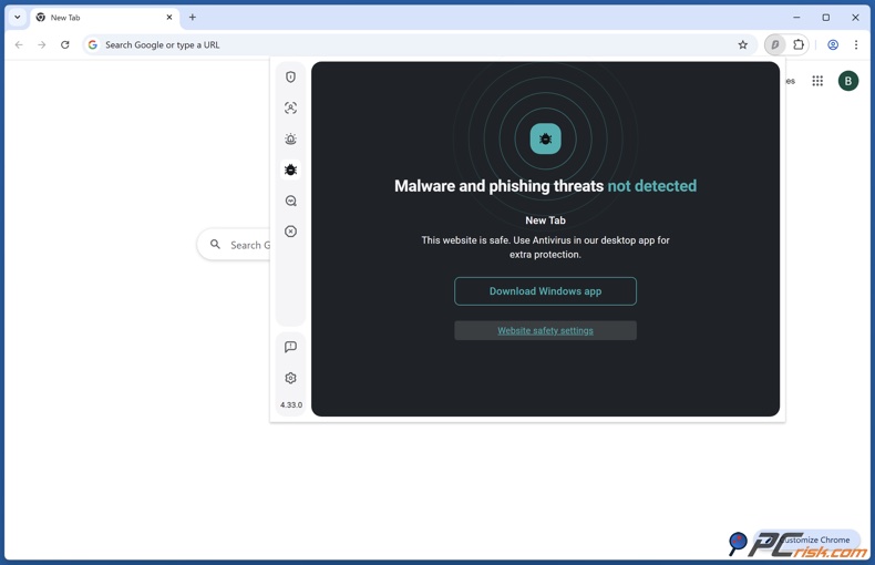 CleanWeb Proteção contra malware e phishing