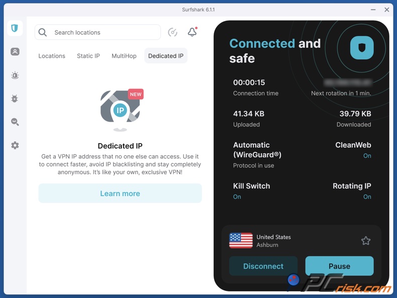 Surfshark Dedicado IP