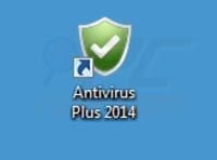 Ícone do Ambiente de Trabalh de Antivírus Plus 2014