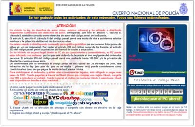 Espanha navegador bloqueado