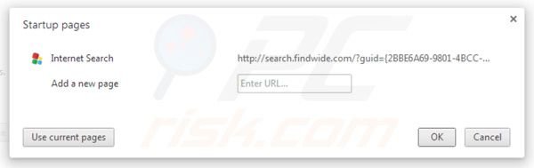 Remover Search.findwide.com da página inicial do Google Chrome