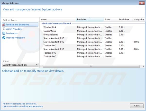 Remova add-ons fraudulentos do Internet Explorer: