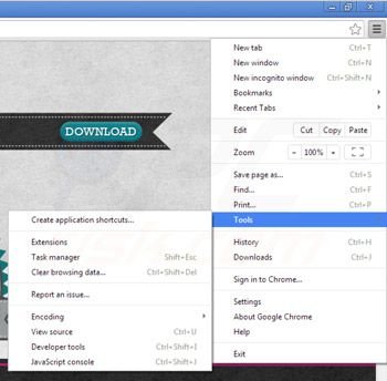 Remover Rocket Tab do Google Chrome passo 1