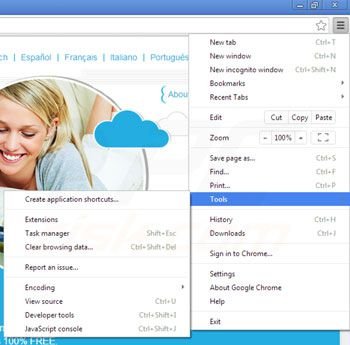 Remover SaveSense do Google Chrome passo 1