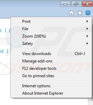 Remover SaveSense do Internet Explorer passo 1