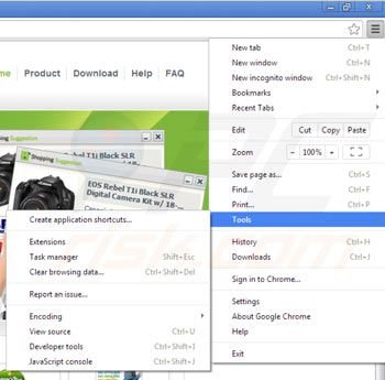 Remover Shopping Suggestion do Google Chrome passo 1