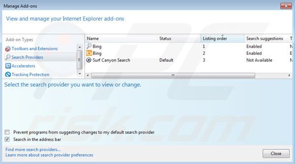 Remova add-ons fraudulentos do Internet Explorer: