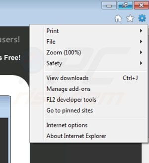 Remover Tube Dimmer das extensões do Internet Explorer passo 1