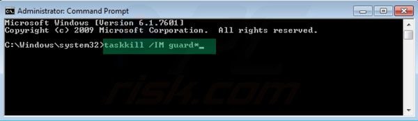 Processo de encerramento de Windows Expert Console passo 2