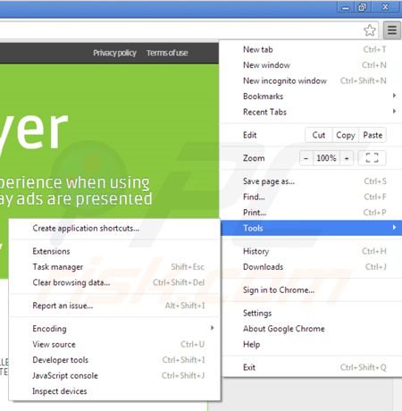 Remover Anúncios por Video Player das extensões do Google Chrome passo 1