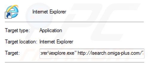 Remover o vírus de redirecionamento Inspsearch.com do Internet Explorer passo 2