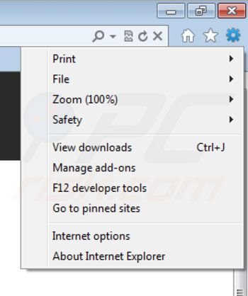 Remover iWebar do Internet Explorer passo 1