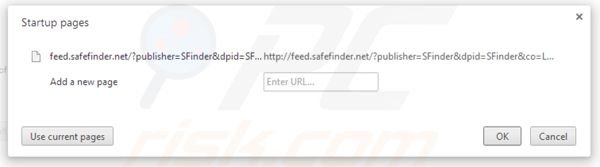 Remover isearch.safefinder.net da página inicial do Google Chrome