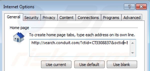 Remover Search Protect por Conduit da página inicial do Internet Explorer