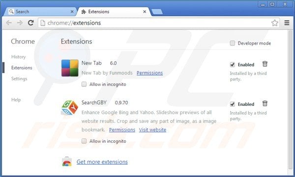 Remova shopping helper smartbar das extensões do Google Chrome