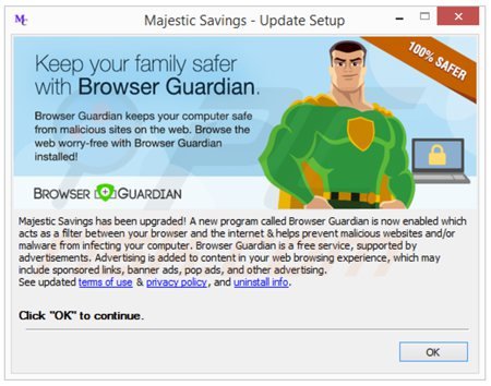 browser guardian adware installer