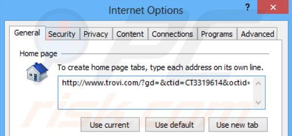 Remover o adware client connect ltd da página inicial do Internet Explorer