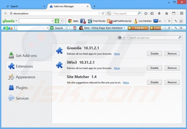 Remova o adware Client Connect Ltd. das extensões do Mozilla Firefox