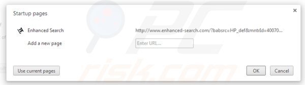 Remover enhanced-search.com da página inicial do Google Chrome