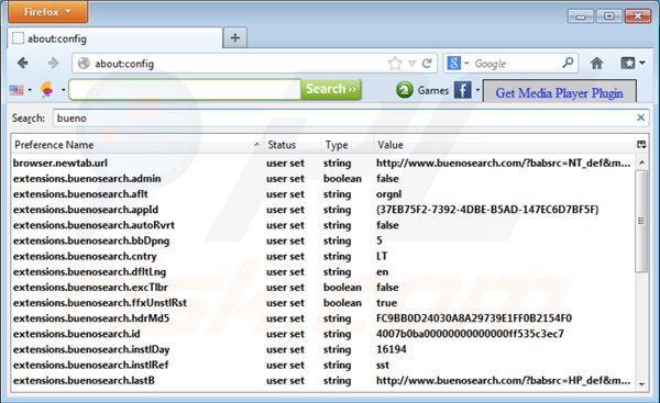 Removier enhanced-search.com das configurações do motor de busca padrão do Mozilla Firefox